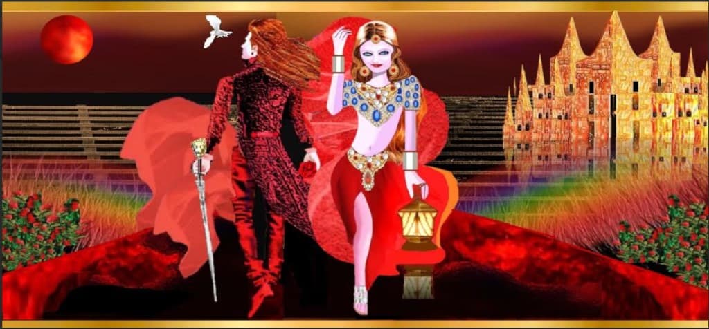 Dark Mystery: Spellbound — illustrated mystical adventure banner